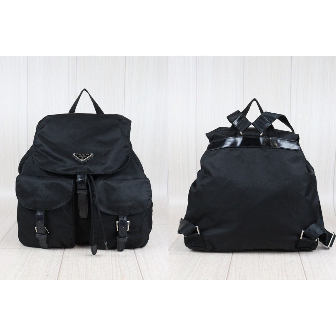 Rank AB｜Prada Nylon Backpack Medium Black｜23101908