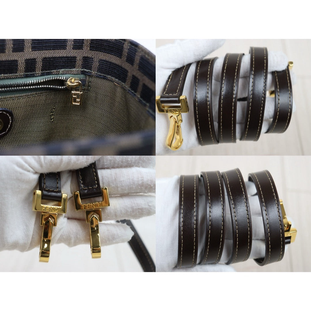 Very Good ( Rank A)｜ FENDI Zucca Vanity 2way Handbag Shoulder Bag｜25121102