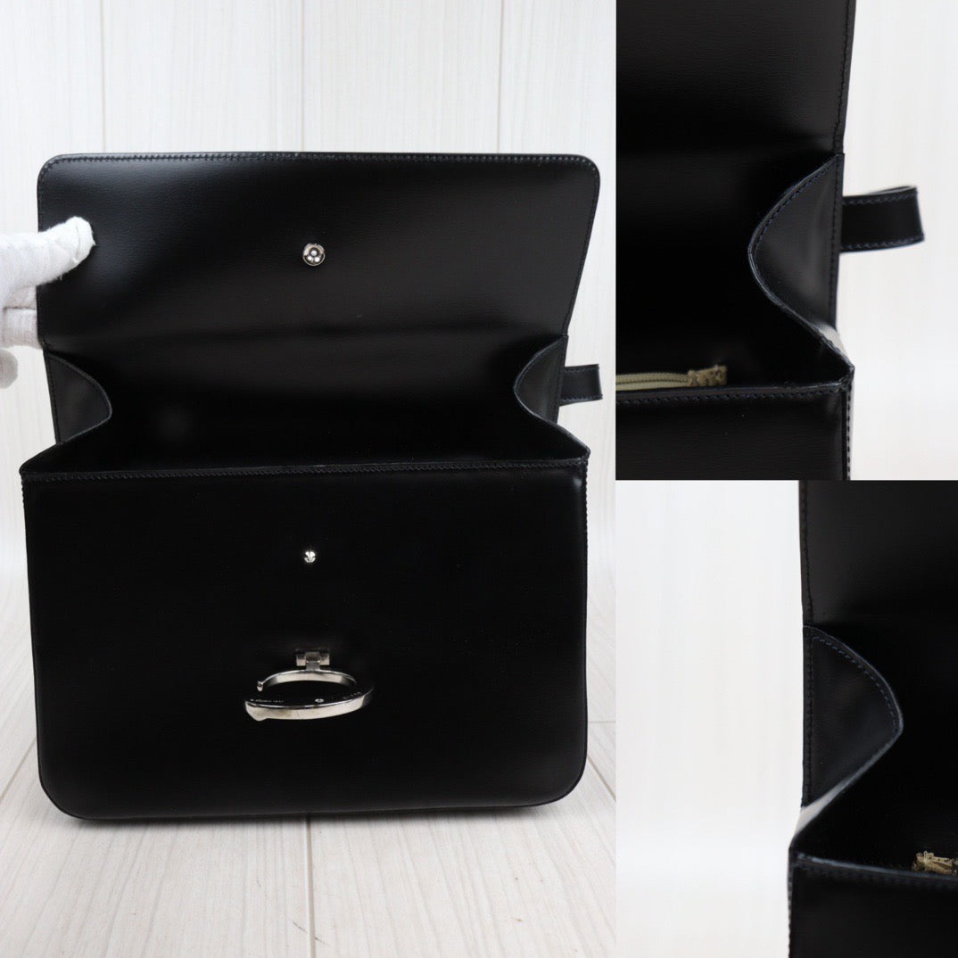 Rank A ｜ Cartier Vintage Box Leather Shoulder Bag｜Q24030743