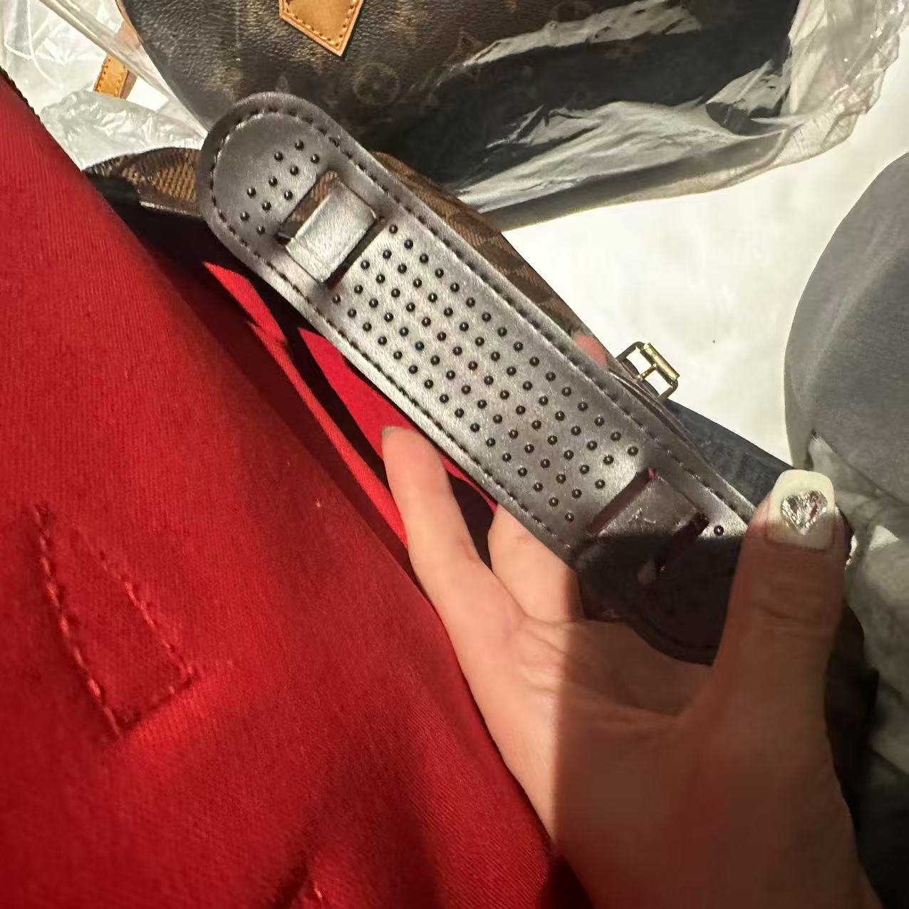 LV Damier Saumur MM Shoulder Bag