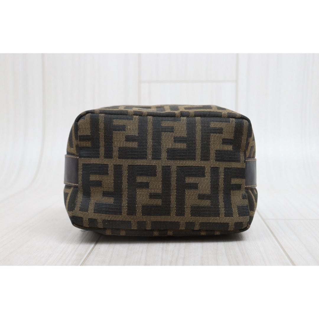 Include Entrupy Certificate of Authenticity｜Good ( Rank AB)｜ FENDI PM Zucca Handbag ｜26082106