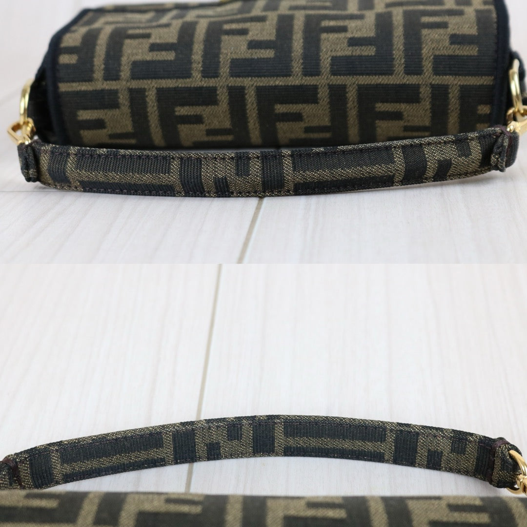 Include Entrupy Certificate of Authenticity｜Very Good ( Rank A)｜ FENDI Mamma Baguette Shoulder Bag  PM Gold Hardware Current Model｜S26090803
