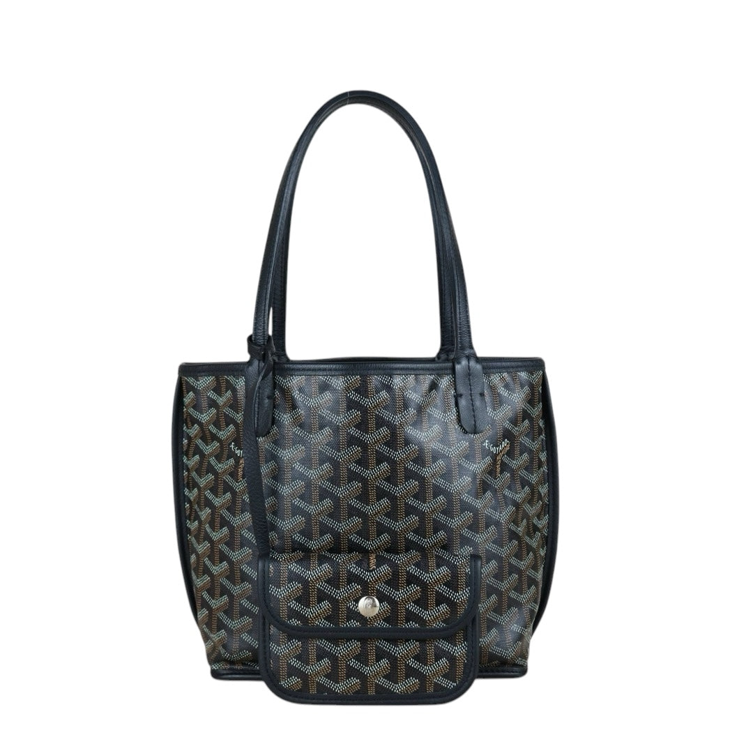 Very Good ( Rank A) ｜ Goyard Anyone Mini Tote Bag Black｜S24122407