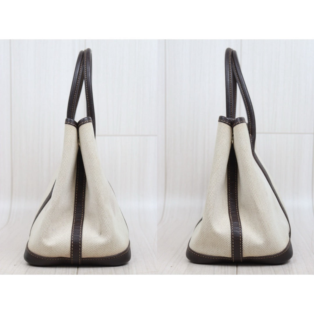 Good ( Rank AB)｜ HERMES Garden Party TPM Handbag □H Stamp Made In 2004 Year｜25091009