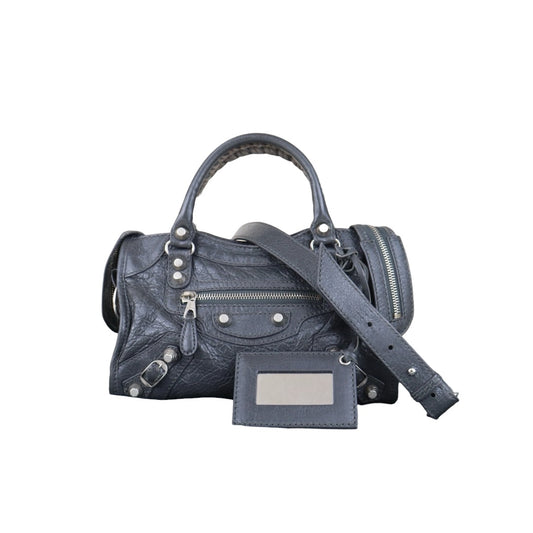 Good ( Rank AB)｜Balenciaga Le City Mini Handbag Shoulder Bag Grey｜S25110314