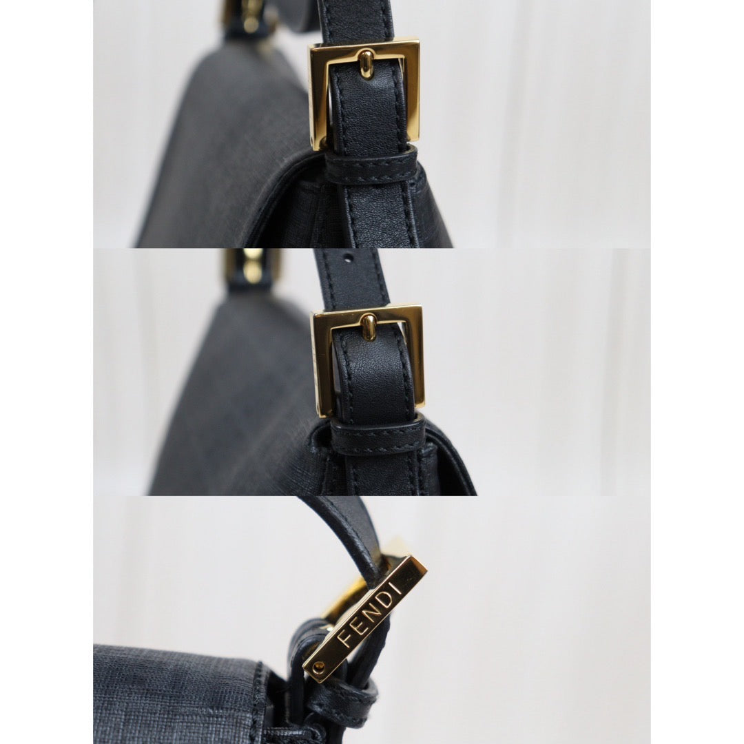 Rank A｜ FENDI Zucca Mamma Baguette Shoulder Bag ｜23121607