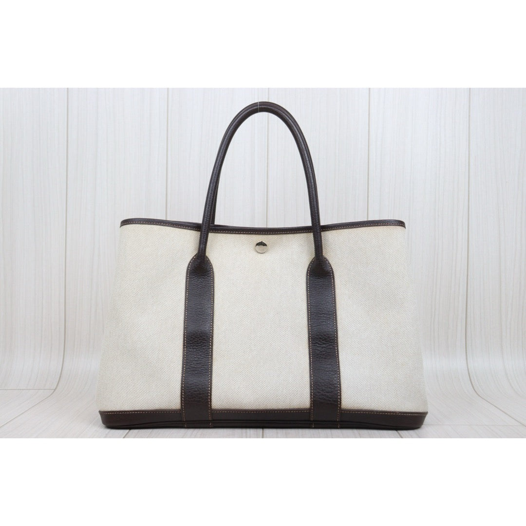 Good ( Rank AB)｜ HERMES Garden Party PM Handbag □J Stamp Made In 2006 Year｜25111406