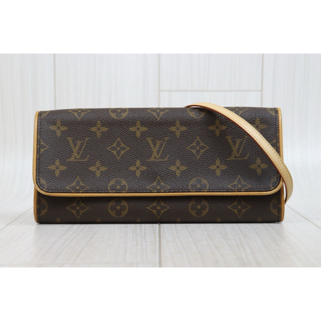 Include Entrupy Certificate of Authenticity｜Good ( Rank AB)｜ Louis Vuitton Monogram Pochette Twin GM Shoulder Bag｜26042802
