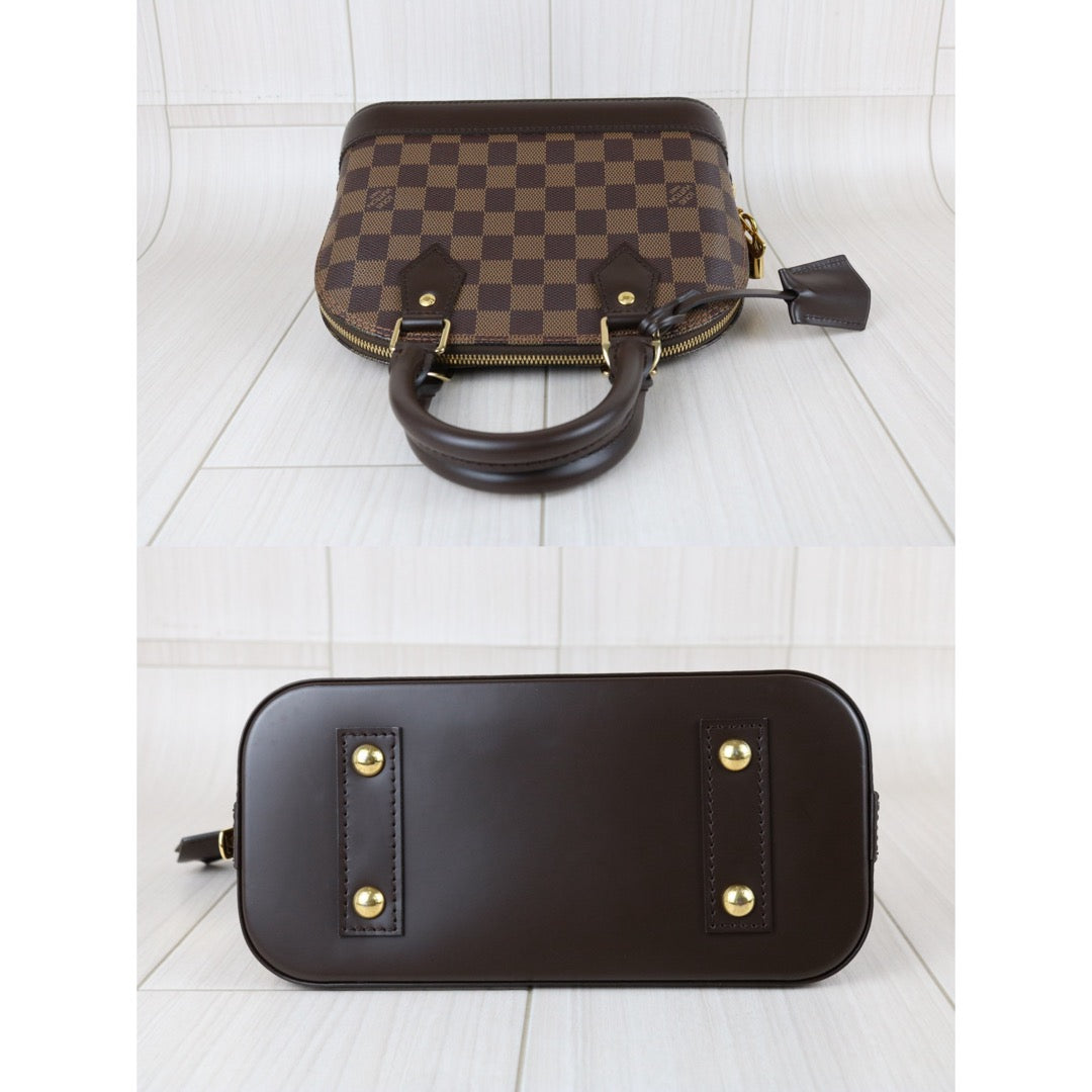 Include Entrupy Certificate of Authenticity｜Excellent（Rank SA）｜Louis Vuitton Damier Alma BB HandBag Shoulder Bag｜S26040816