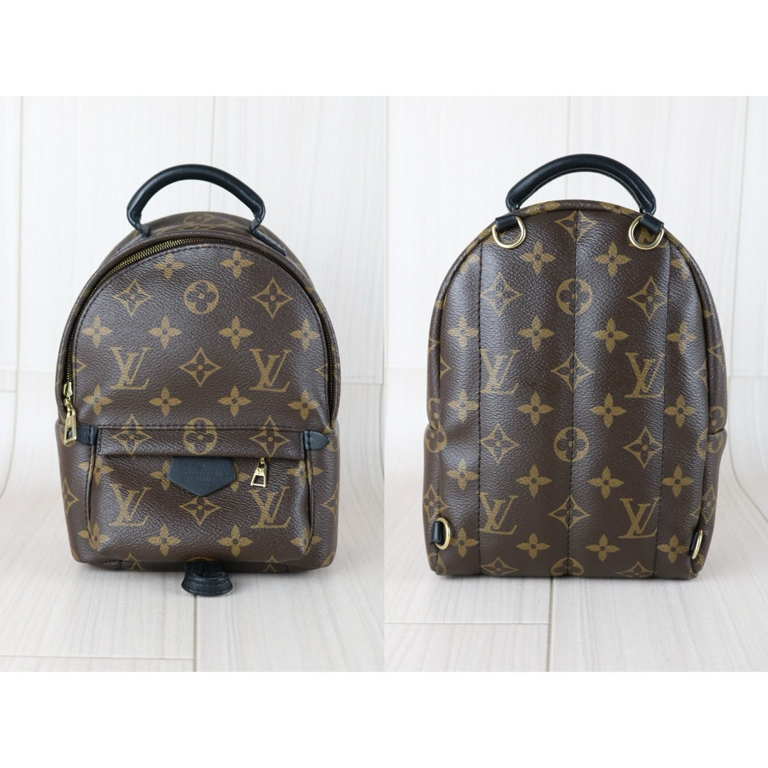 Very Good ( Rank A) ｜  LV Monogram Coated Canvas Mini Palm Springs Backpack｜S25061003