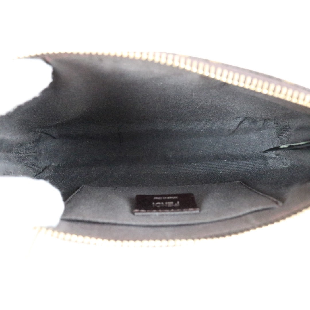 Good ( Rank AB)｜ FENDI Zucca Mamma PVC Baguette Pouch Shoulder Bag｜S25121104