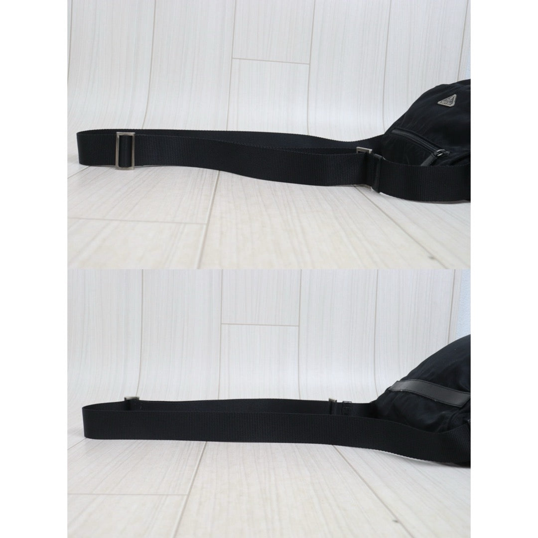 Include Entrupy Certificate of Authenticity｜Good ( Rank AB)｜  PRADA Tessuto Nylon Messenger Shoulder Bag Blue｜26080702