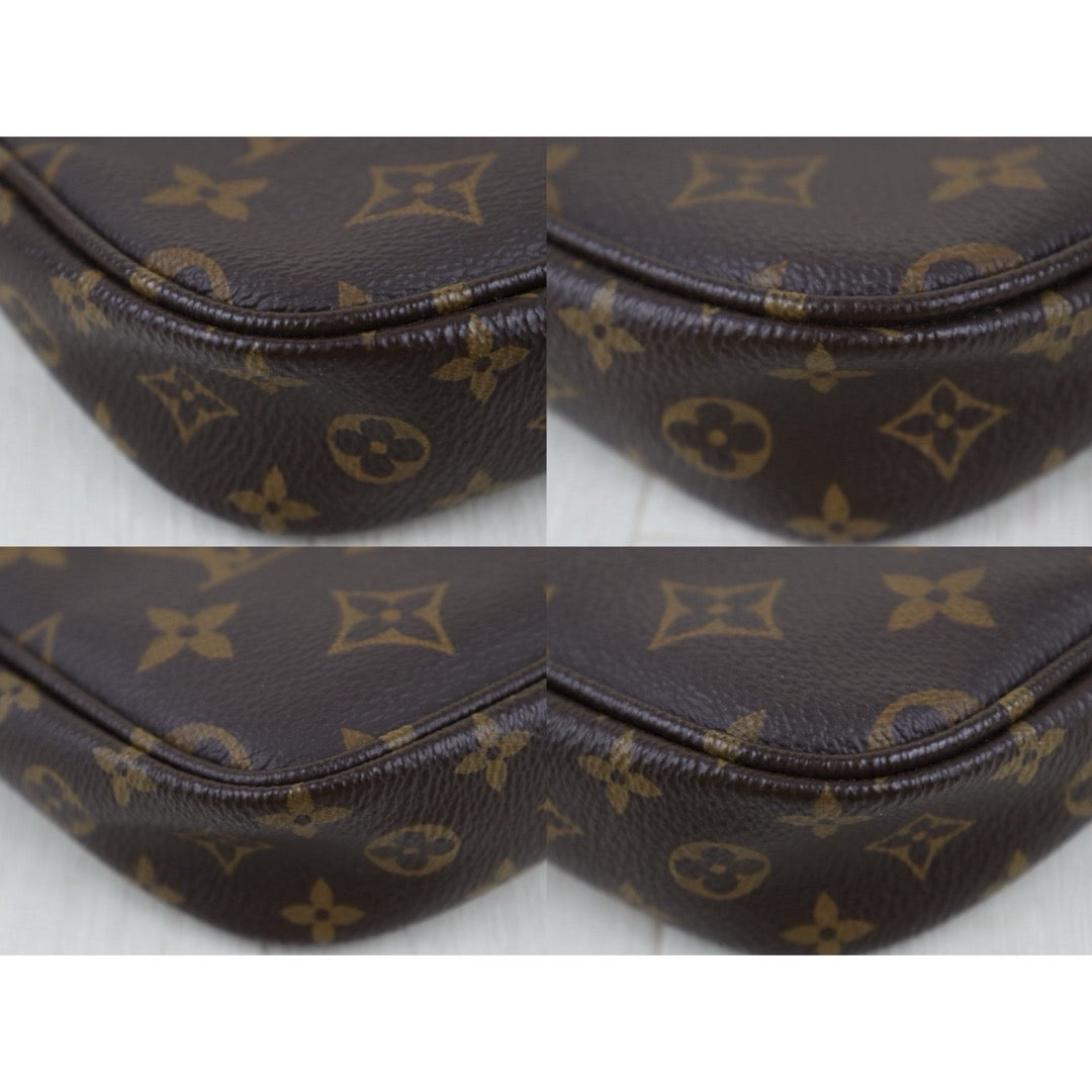 Include Entrupy Certificate of Authenticity｜Very Good ( Rank A)｜Louis Vuitton Monogram Multiti Pochette Accessoire  IC Chips Model ｜S26071804