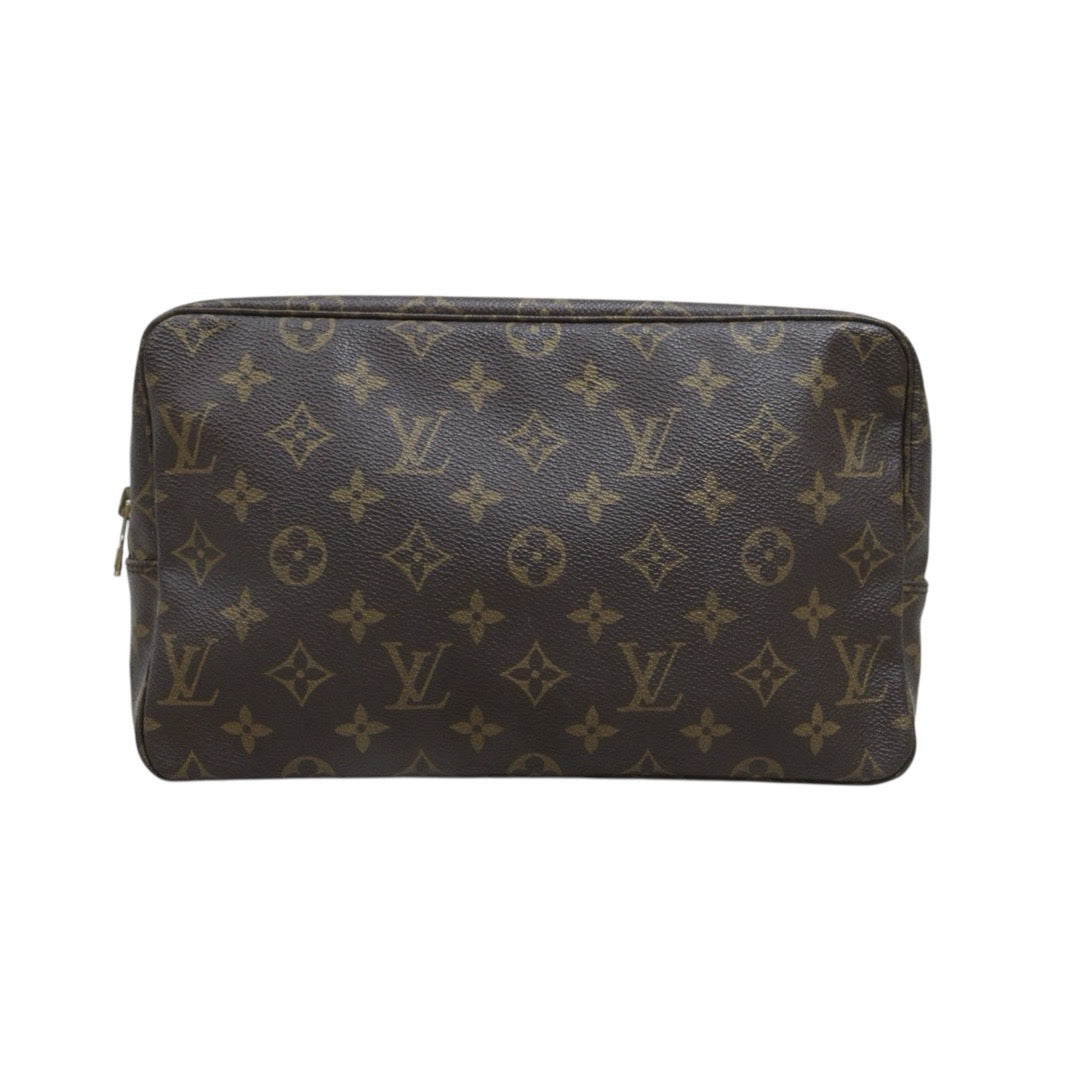 Include Entrupy Certificate of Authenticity｜Good ( Rank AB)｜ Louis Vuitton Truth Toilet 28 Monogram Makeup Pouch｜26081808