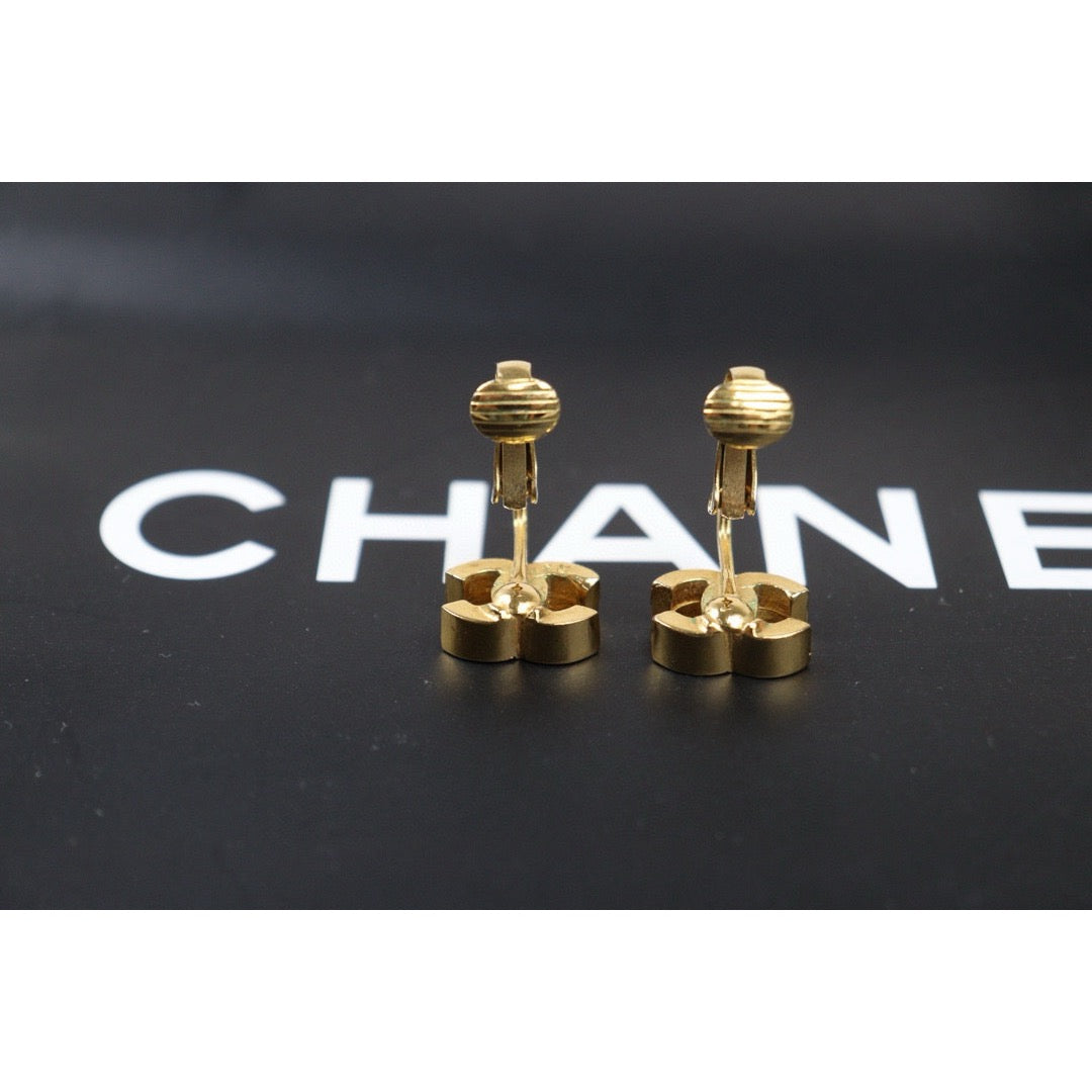 Very Good ( Rank A) ｜CHANEL COCO Earrings 18k Gold Plated ｜24072905