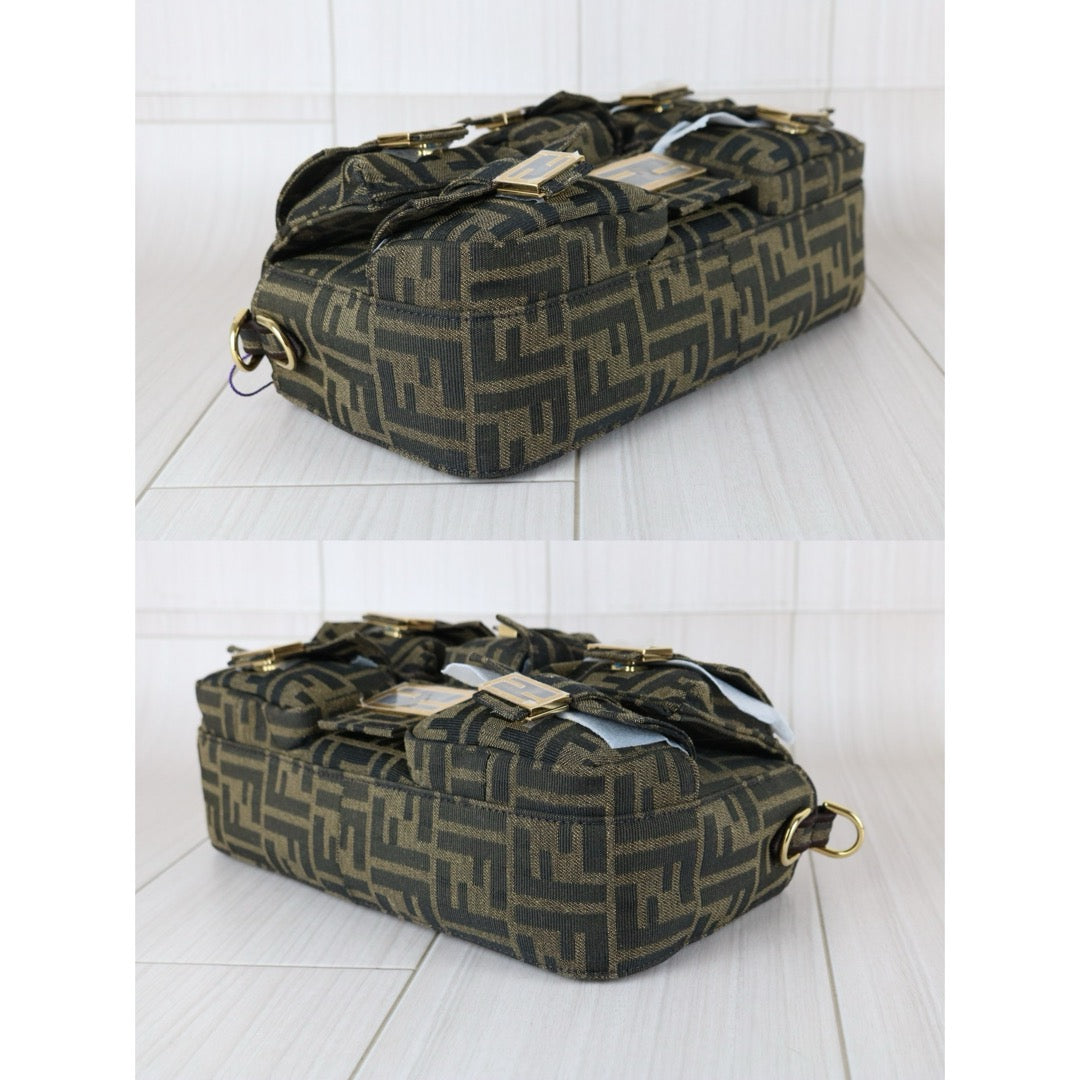 Excellent（Rank SA）｜ FENDI Zucca Mamma Baguette Multi-Pocket Shoulder Bag  Current Model｜X25102308