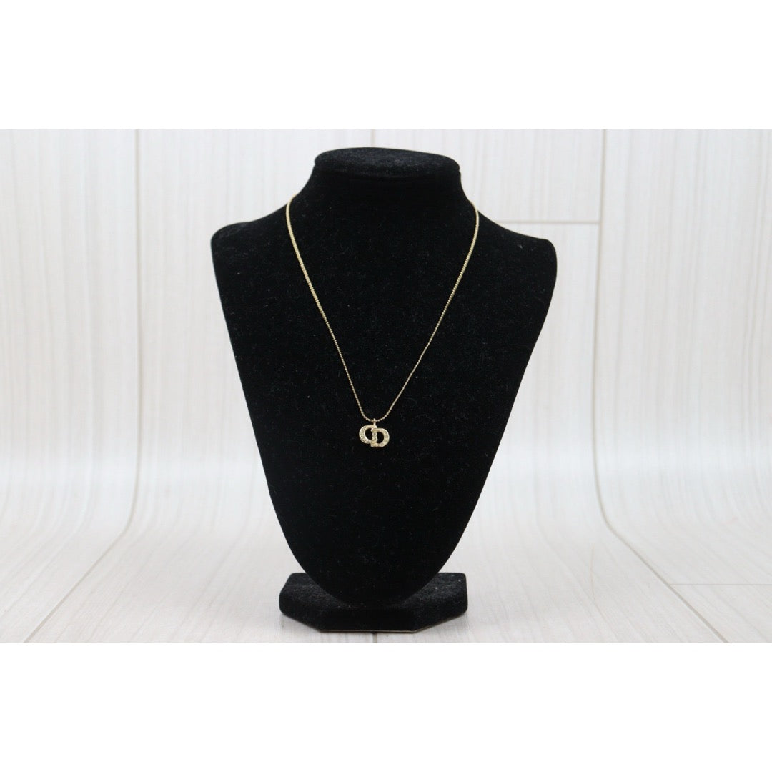 Very Good ( Rank A) ｜ Dior CD Rhinestone Necklace ｜25061919