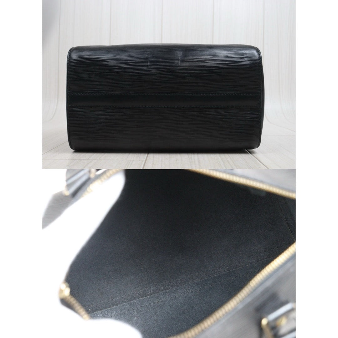 Include Entrupy Certificate of Authenticity｜Good ( Rank AB)｜Louis Vuitton Epi Speedy 25 Hand Bag Black｜26071304