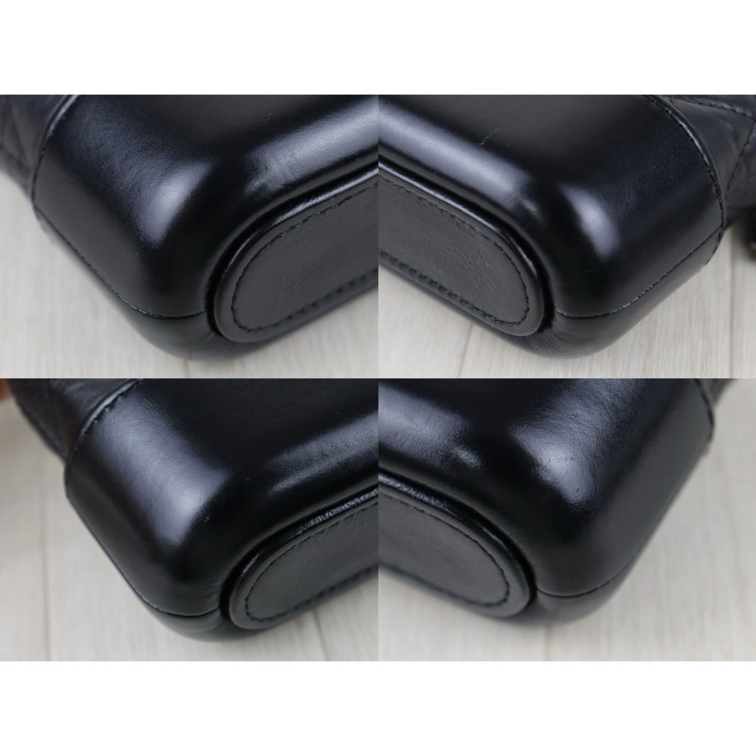 Include Entrupy Certificate of Authenticity｜Very Good ( Rank A)｜CHANEL Mini Gabrielle Aged Calfskin Shoulder Bag Black Made in 2019Year｜S26072548