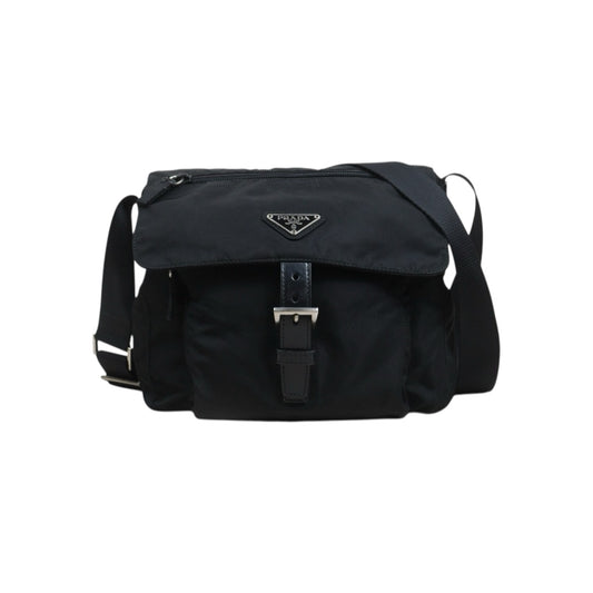 Include Entrupy Certificate of Authenticity｜Good ( Rank AB) ｜Prada  Nylon Black Shoulder Bag｜26092203