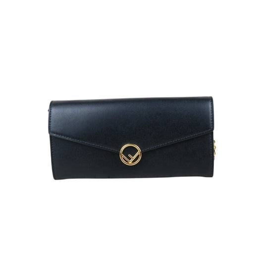 Include Entrupy Certificate of Authenticity｜Excellent（Rank SA）｜ FENDI Calf Leather WOC Chain Bag Black｜Z26092301