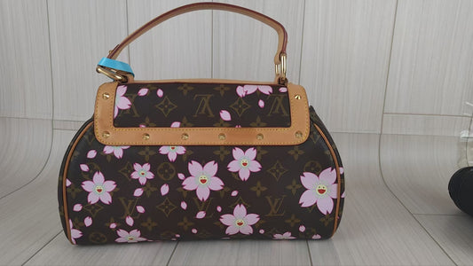 LV Monogram Takashi Murakami Sakura Handbag