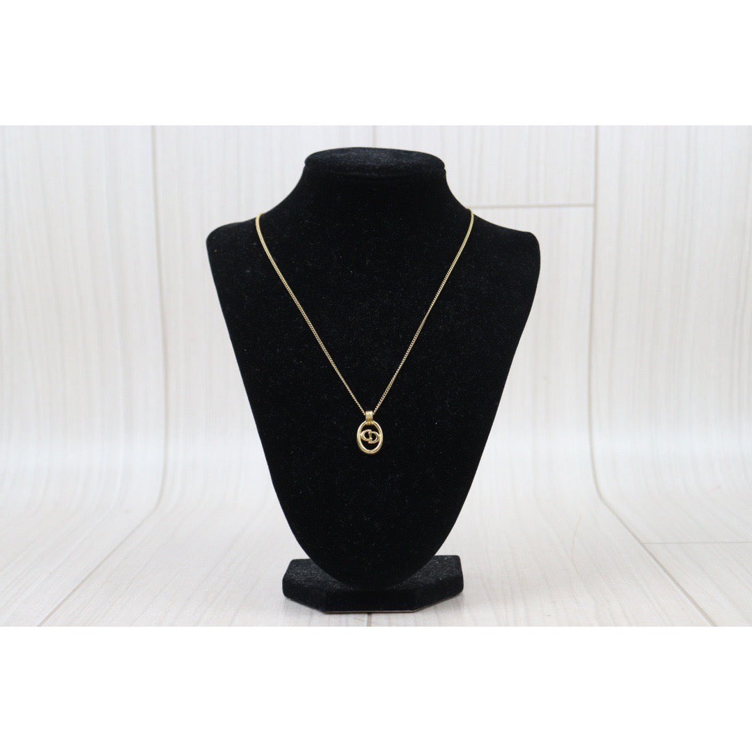 Very Good ( Rank A)｜ Dior CD Necklace Gold Plated ｜V24071118