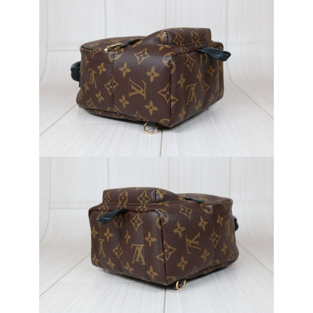 Very Good ( Rank A) ｜  LV Monogram Coated Canvas Mini Palm Springs Backpack｜S24101201