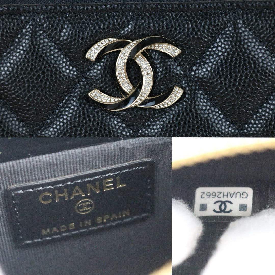 Include Entrupy Certificate of Authenticity｜Excellent（Rank SA）｜Full Set CHANEL 23S Classic Zip Pouch｜X26051803