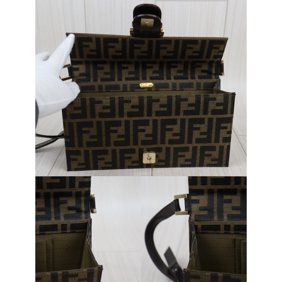 Rank A ｜ FENDI Zucca Shoulder Bag ｜23121606