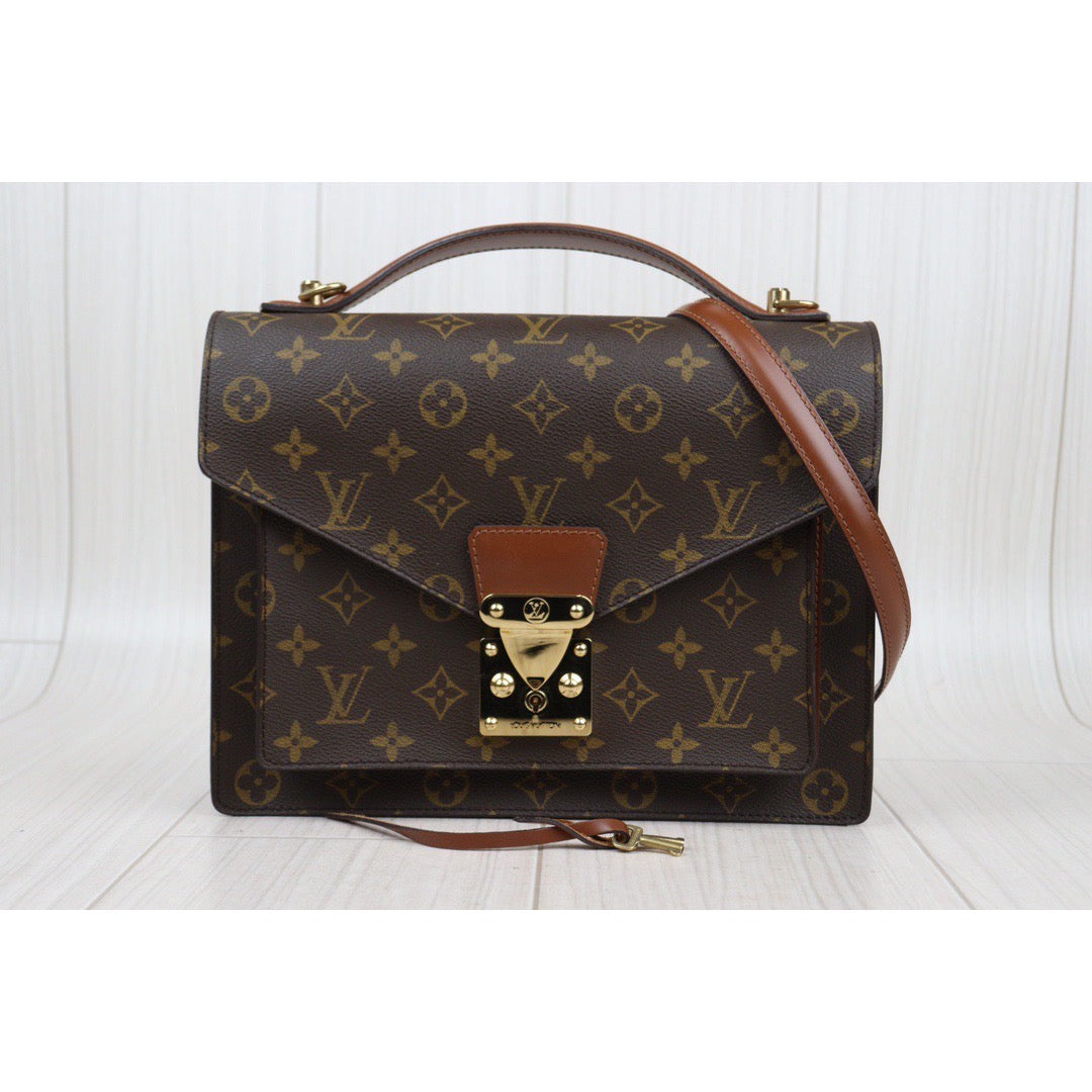 Rank A｜ LV Monogram Monceau28 Shoulder Bag ｜24021533