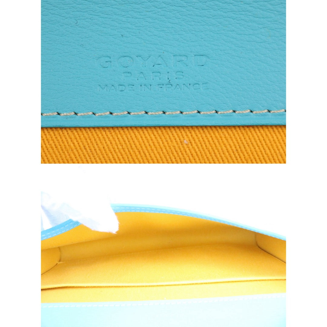 Include Entrupy Certificate of Authenticity｜Very Good ( Rank A) ｜ Goyard Monte-Carlo Blue WOC Shoulder Bag Limited Edition ｜X26051705