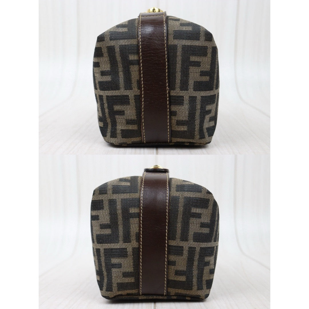 Good ( Rank AB) ｜ FENDI PM Zucca Handbag ｜24122625