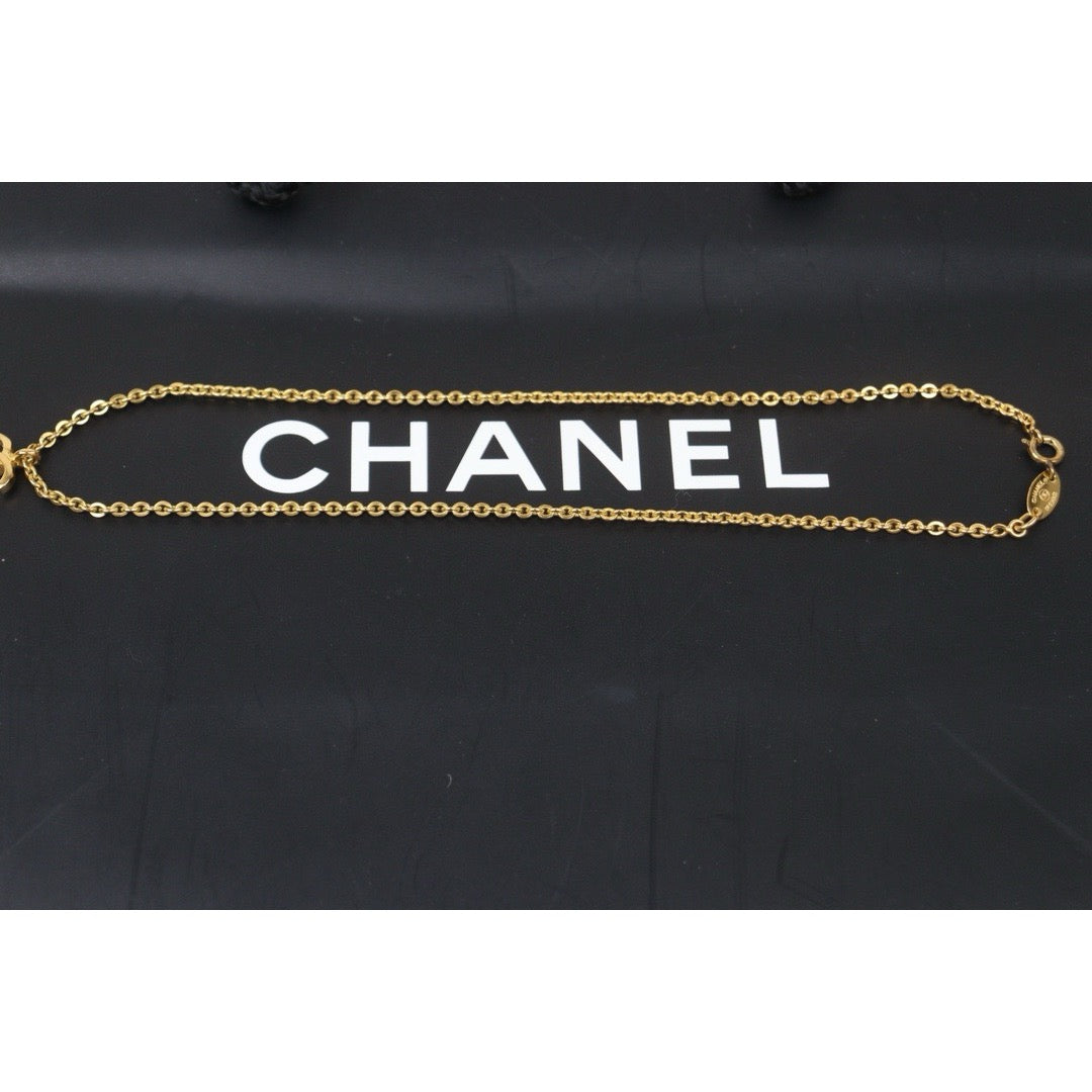 Good ( Rank AB) ｜CHANEL COCO 24K Gold Plated Necklace  ｜24100415