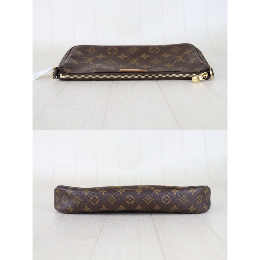 Include Entrupy Certificate of Authenticity｜Good ( Rank AB) ｜ Louis Vuitton Monogram Multi Pochette Accessoire Khaki｜Z26092906
