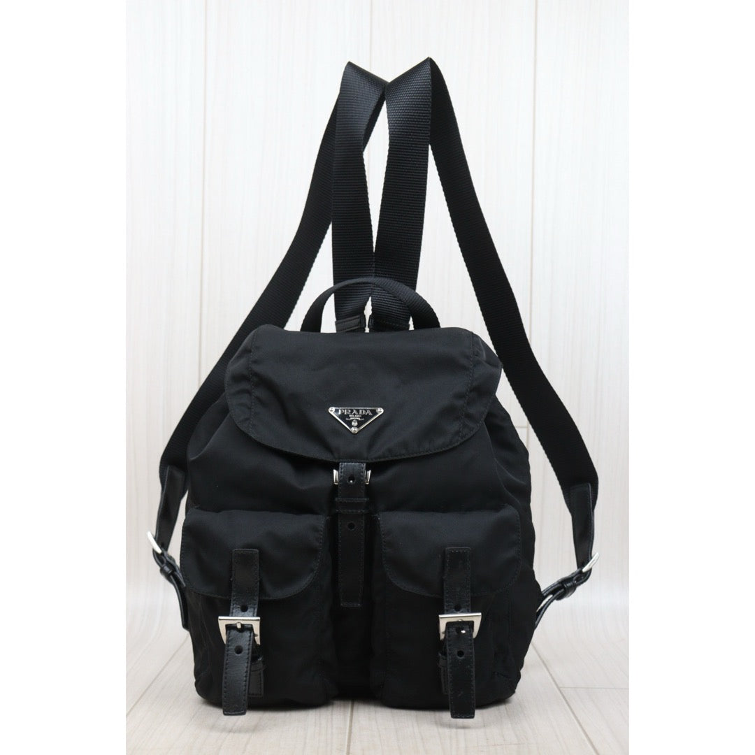 Good ( Rank AB)｜Prada Nylon Backpack Small  Black｜25072303