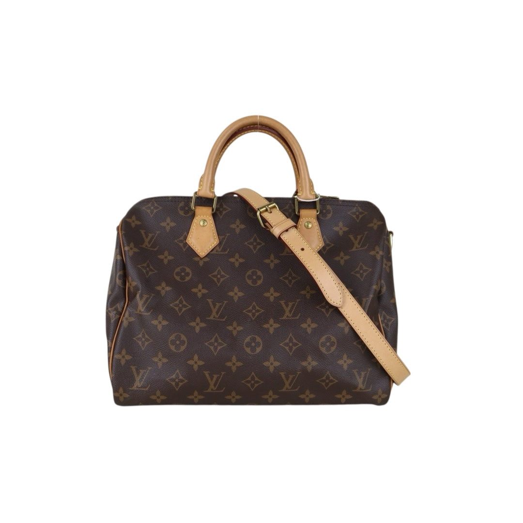 Good ( Rank AB) ｜ LV Monogram Speedy 30 Hand Bag With Shoulder Strap｜S26013007