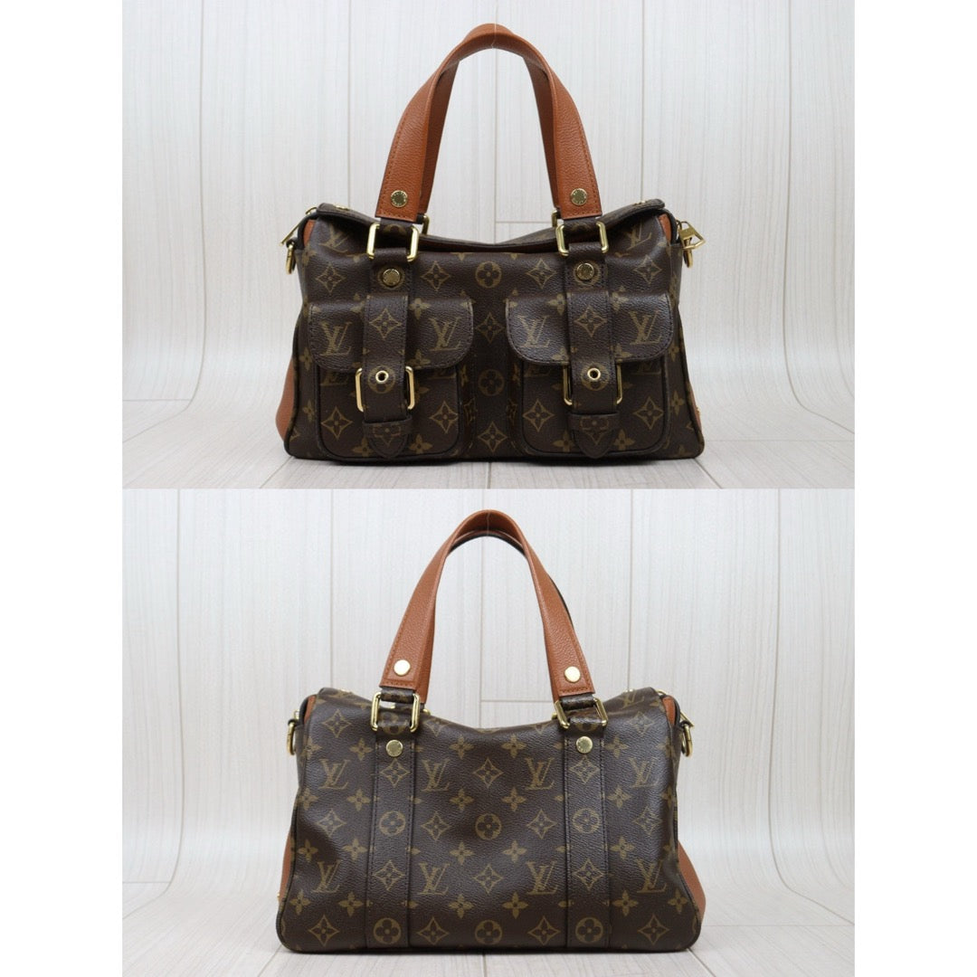 Very Good ( Rank A)｜ LV Monogram Manhattan Shoulder Bag Brown｜S25021011