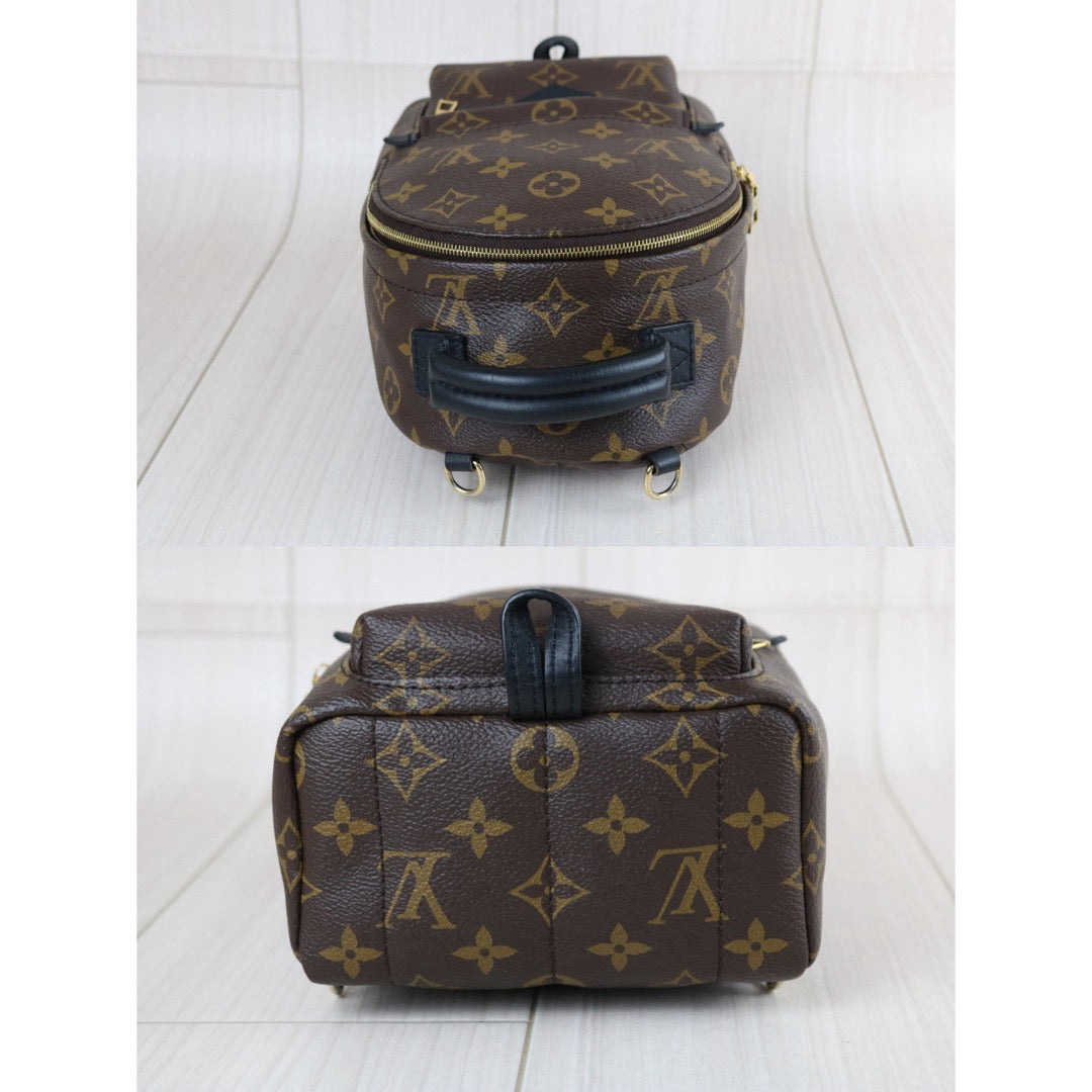 Include Entrupy Certificate of Authenticity｜Very Good ( Rank A)｜  Louis Vuitton Monogram Coated Canvas Mini Palm Springs Backpack｜S26072607