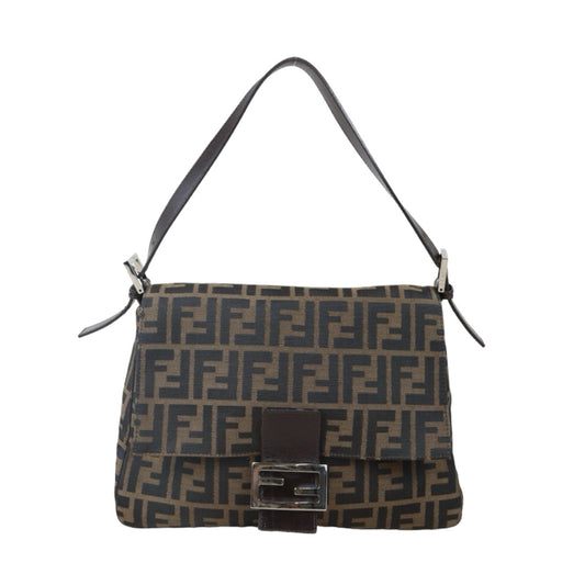 Rank AB｜ FENDI Zucca Mamma Baguette Shoulder Bag ｜24082217