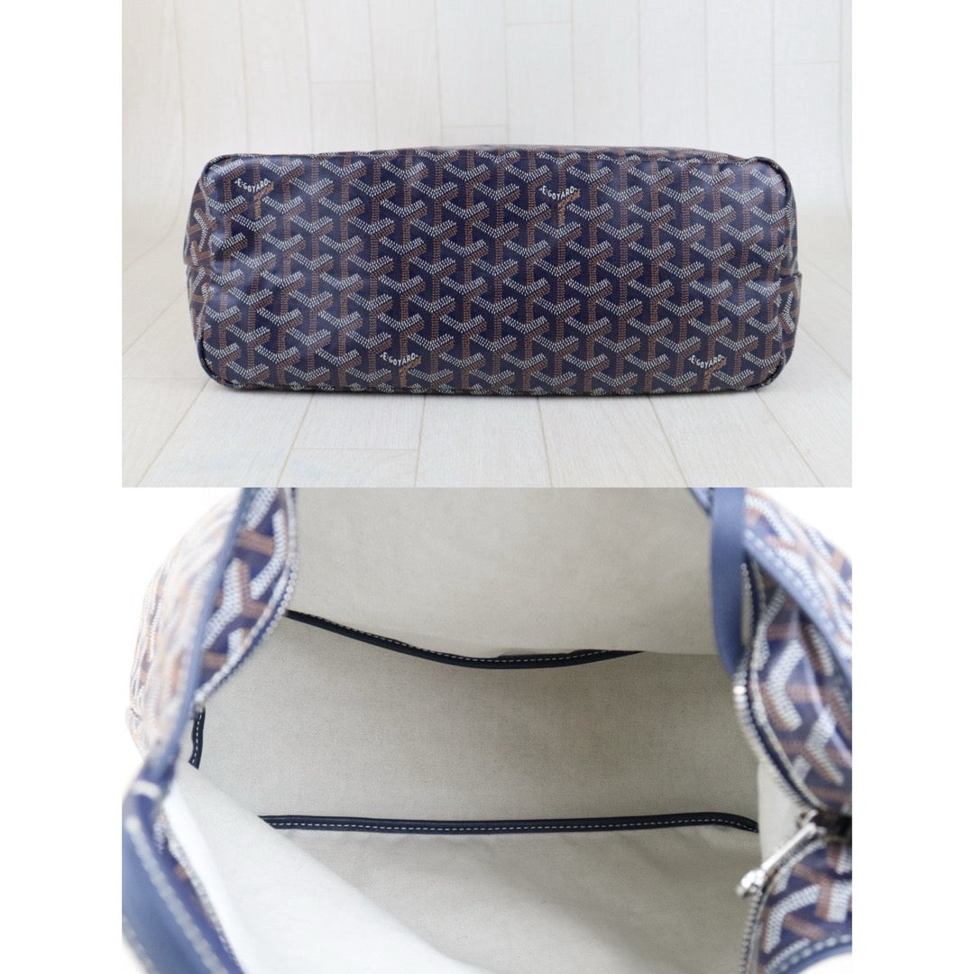 Very Good ( Rank A) ｜ Goyard Boheme Hobo Shoulder Bag Navy Blue｜S25032512