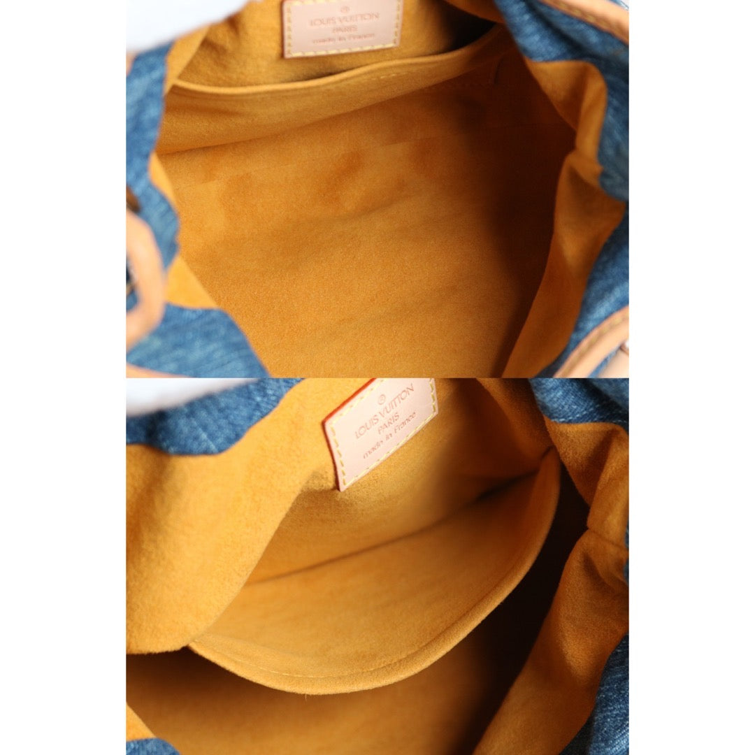 Rank A｜  LV Monogram Denim Hand Bag   ｜S24050901