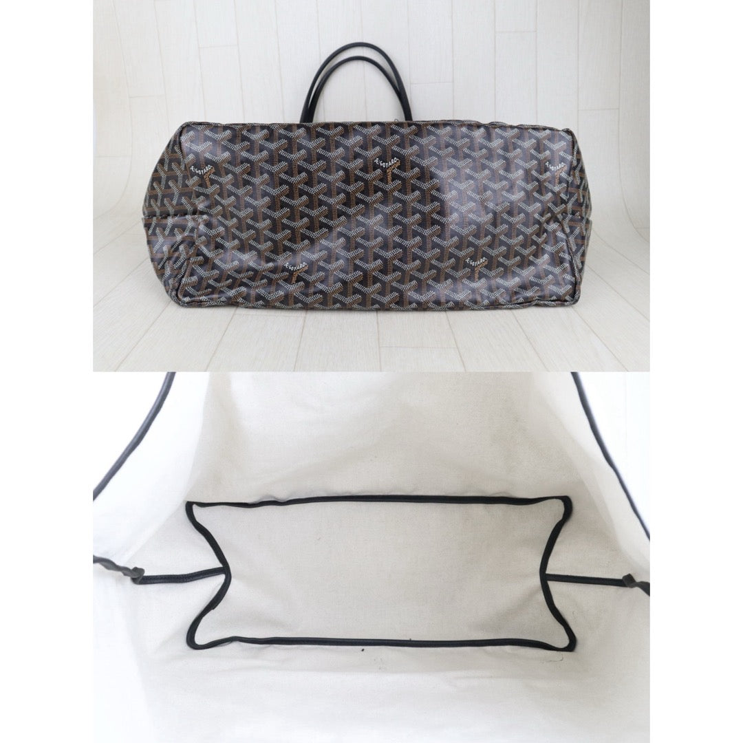 Very Good ( Rank A)｜ Goyard Saint-Louis GM Tote Bag Black｜H25052611