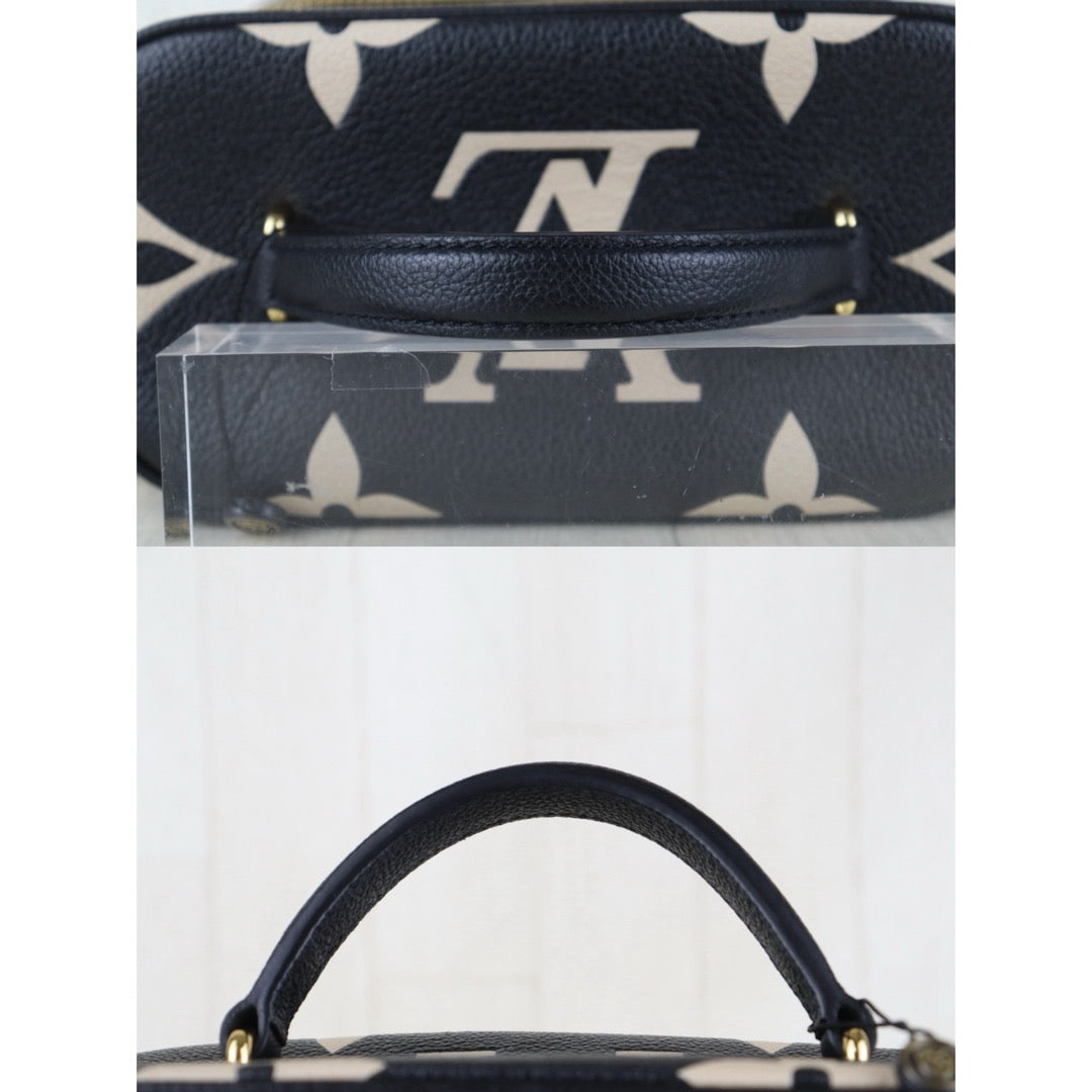Include Entrupy Certificate of Authenticity｜Very Good ( Rank A) ｜Louis Vuitton Monogram Empreinte Leather vanity PM Hand Bag With Shoulder Strap｜S26090718