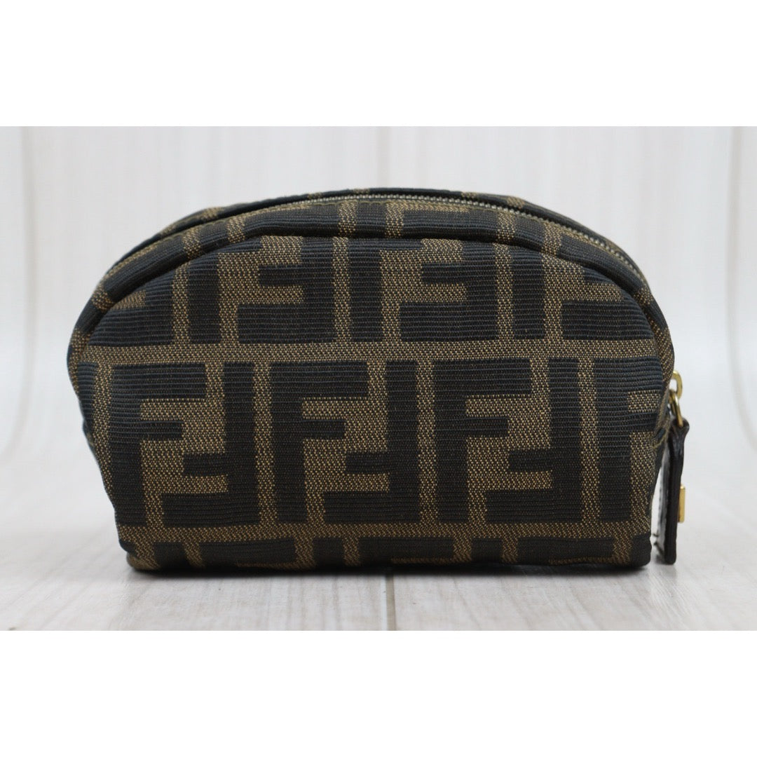 Good ( Rank AB)｜ FENDI  Zucca Mamma Cosmetic Pouch ｜25090107
