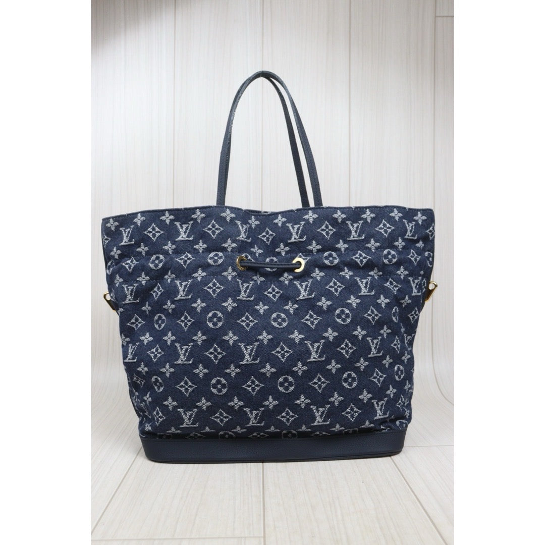 Include Entrupy Certificate of Authenticity｜Very Good ( Rank A)｜Louis Vuitton Noefull MM Monogram Denim｜26082109