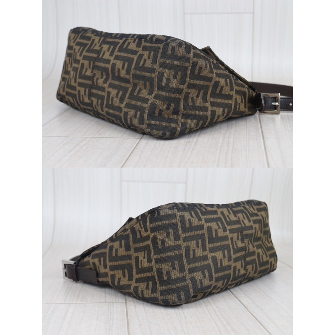 Rank A｜ FENDI Zucca Mamma Baguette Shoulder Bag ｜23092804