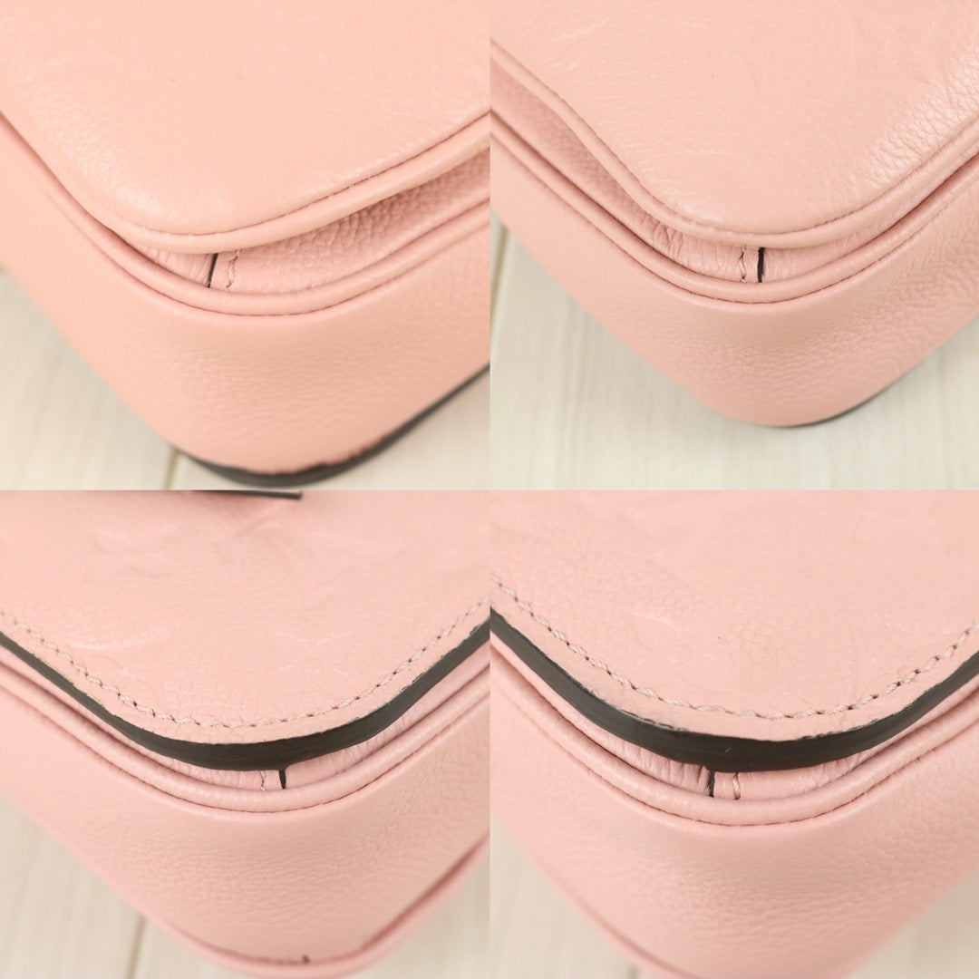 Include Entrupy Certificate of Authenticity｜Very Good ( Rank A)｜Louis Vuitton Monogram Empreinte Pichette Metis ShoulderBag Pink｜X26100703
