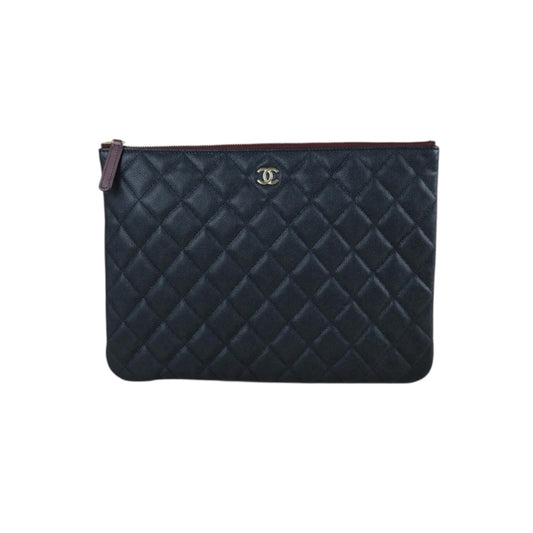 Include Entrupy Certificate of Authenticity｜Excellent（Rank SA）｜Full Set CHANEL Caviar Skin  Klassische Pochette Mit Reissverschluss  Black IC Chips Model｜X26051804