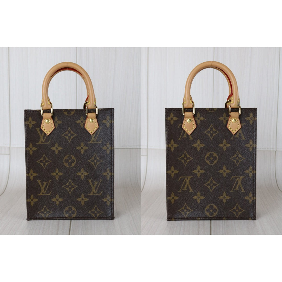 Very Good ( Rank A)｜ LV Monogram Petit Sac Plat MINI Tote Bag Shoulder Bag IC Chips Model｜S26030402